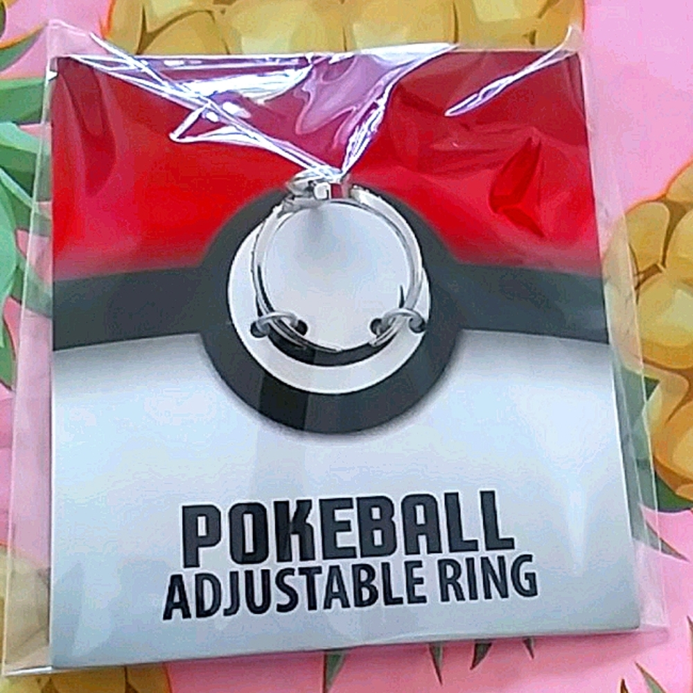 Pokeball Adjustable ring! 💍 - Picture 2 of 6